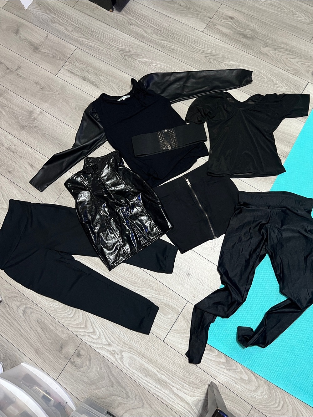Mixed Black Women's Clothing Lot - Jacket, Tops, Pants 🖤🖤🖤🖤